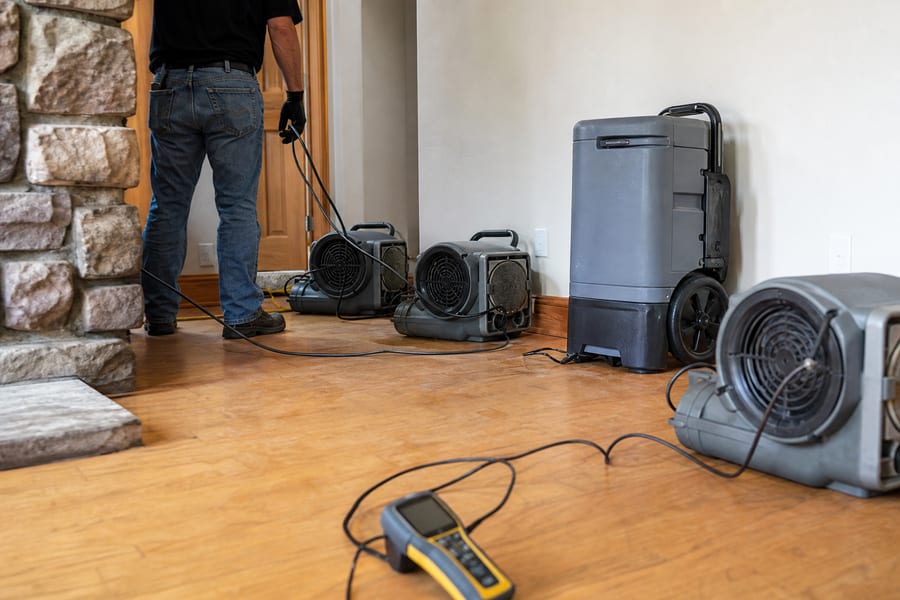 Water Damage Restoration work